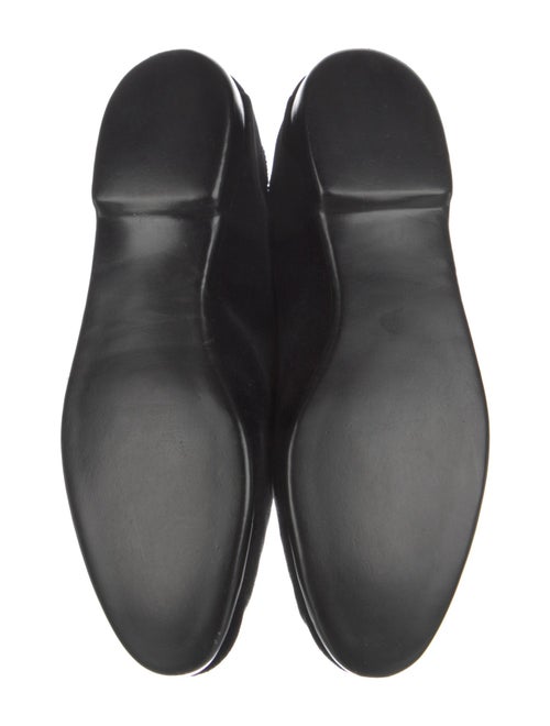 Belgian Shoes Velvet Bow Accents Loafers