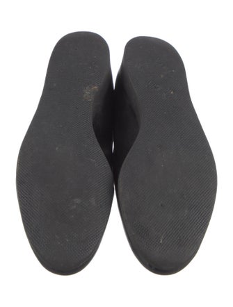 Belgian Shoes Leather Bow Accents Loafers