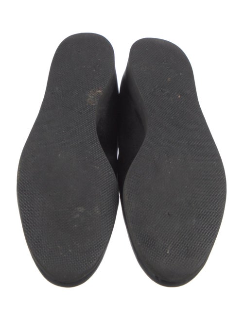 Belgian Shoes Leather Bow Accents Loafers