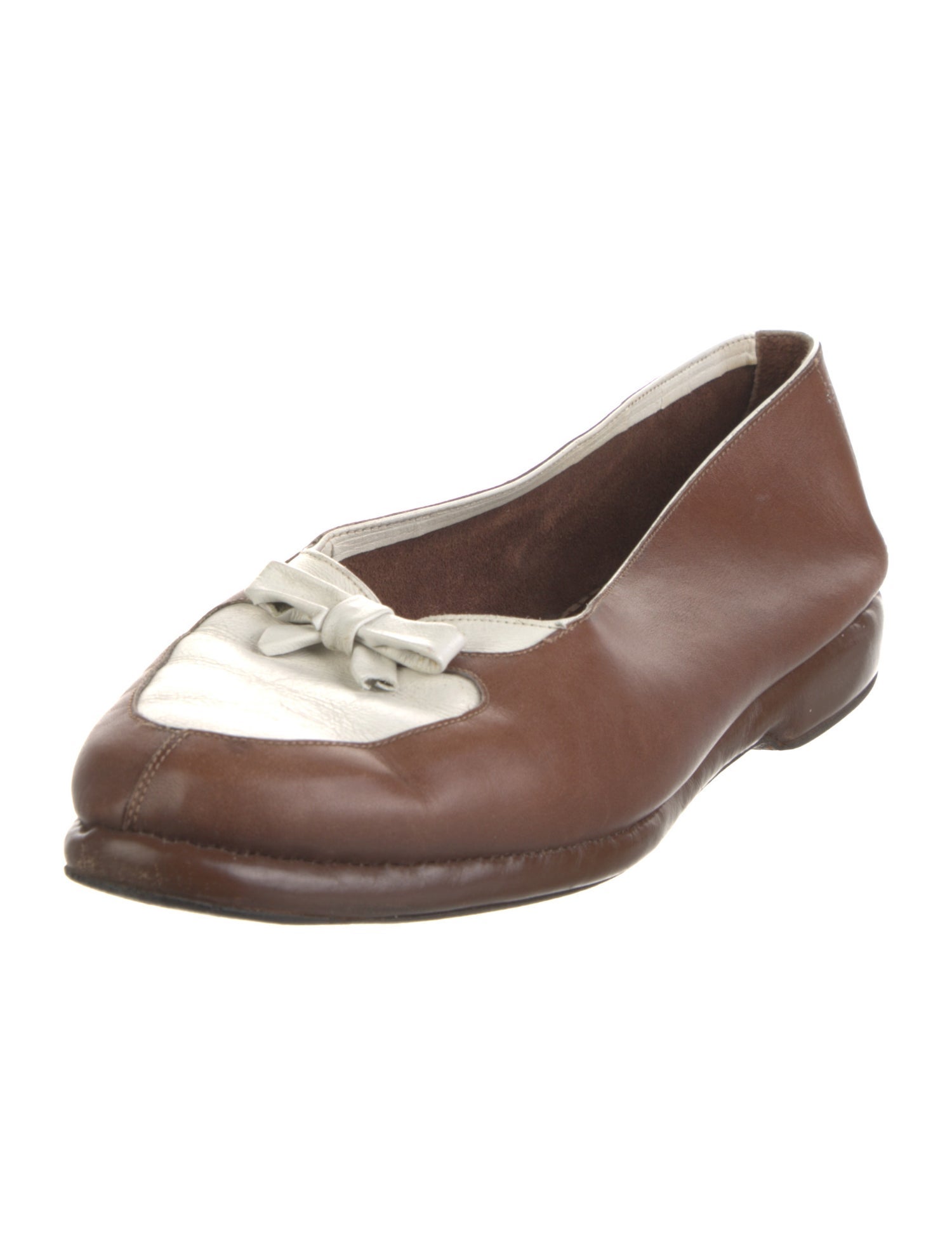 Belgian Shoes Leather Ballet Flats