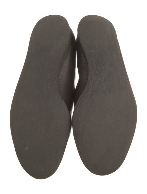 Belgian Shoes Leather Bow Accents Loafers