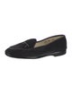 Belgian Shoes Suede Bow Accents Loafers
