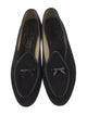 Belgian Shoes Suede Bow Accents Loafers