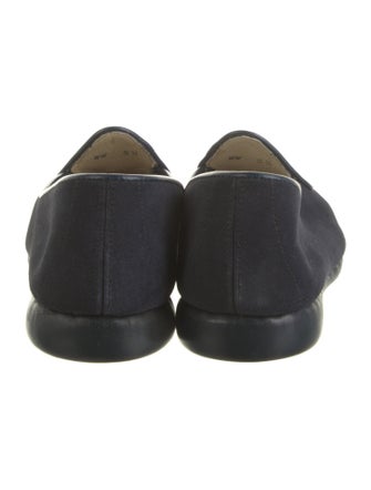 Belgian Shoes Suede Bow Accents Loafers