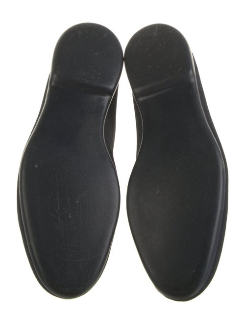 Belgian Shoes Suede Bow Accents Loafers