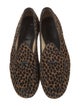 Belgian Shoes Ponyhair Animal Print Loafers