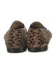 Belgian Shoes Ponyhair Animal Print Loafers