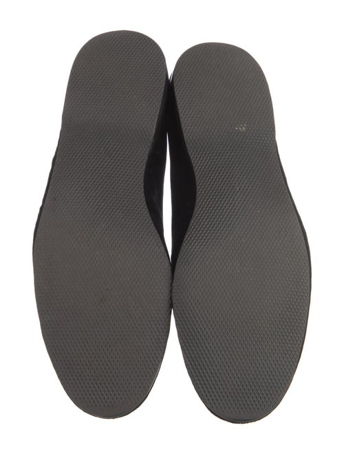 Belgian Shoes Velvet Bow Accents Loafers