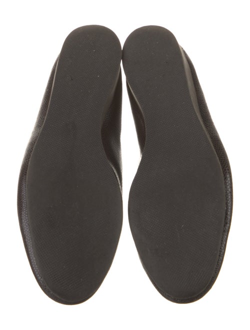 Belgian Shoes Embossed Leather Bow Accents Loafers