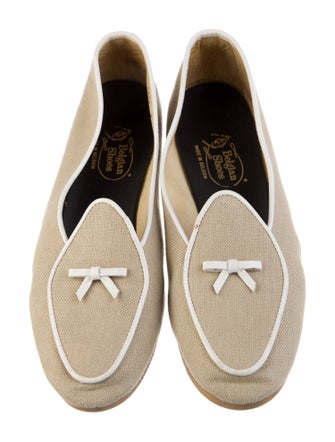Belgian Shoes Canvas Loafers
