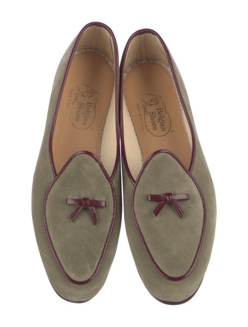 Belgian Shoes Suede Loafers