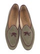 Belgian Shoes Suede Loafers