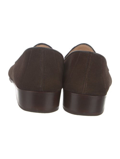 Belgian Shoes Suede Bow Accents Slippers