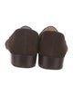 Belgian Shoes Suede Bow Accents Slippers