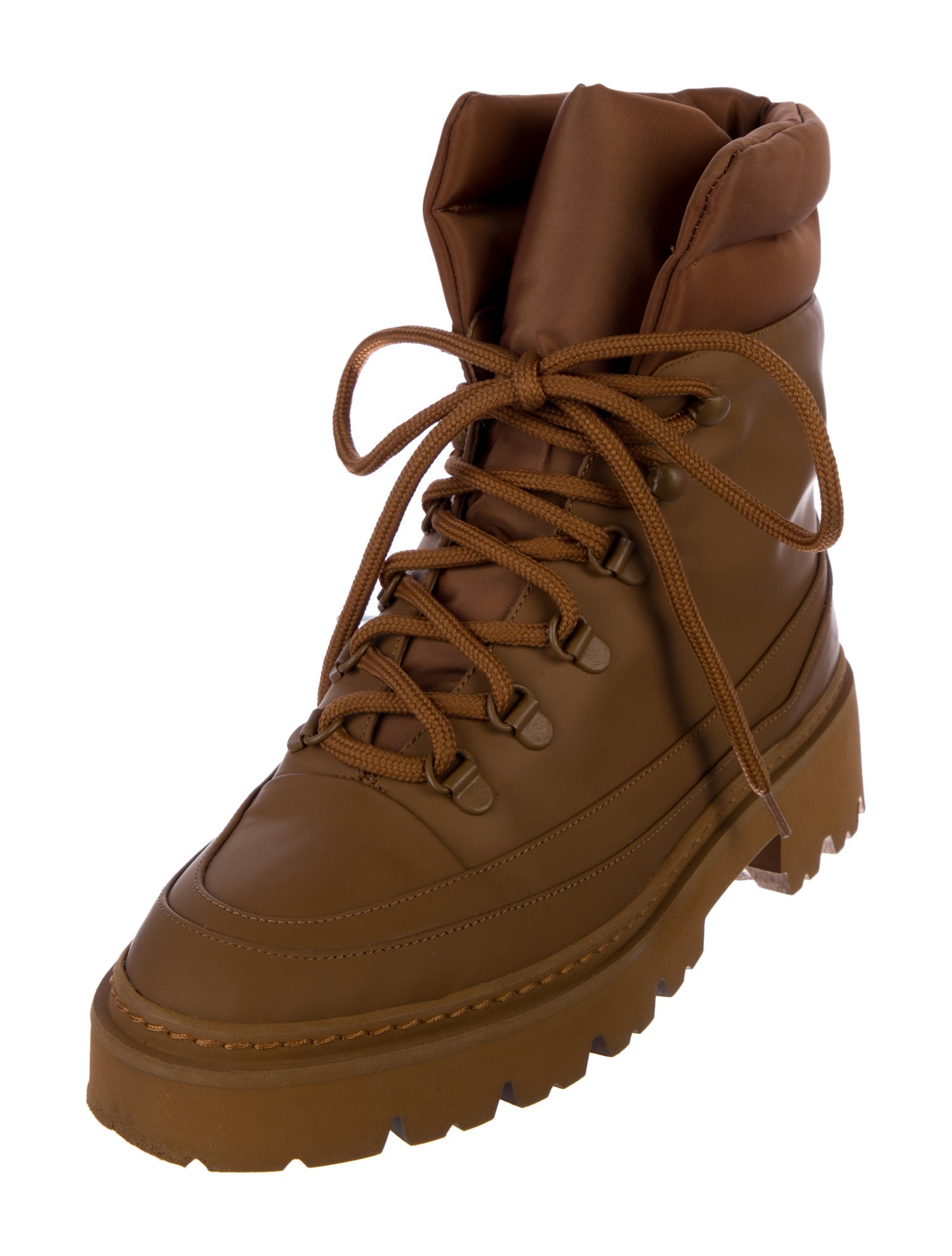 Gia Borghini Leather Combat Boots