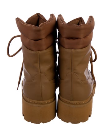 Gia Borghini Leather Combat Boots