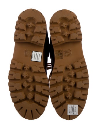 Gia Borghini Leather Combat Boots