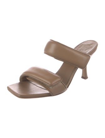 Gia Borghini Leather Slides