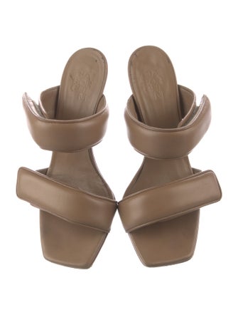 Gia Borghini Leather Slides