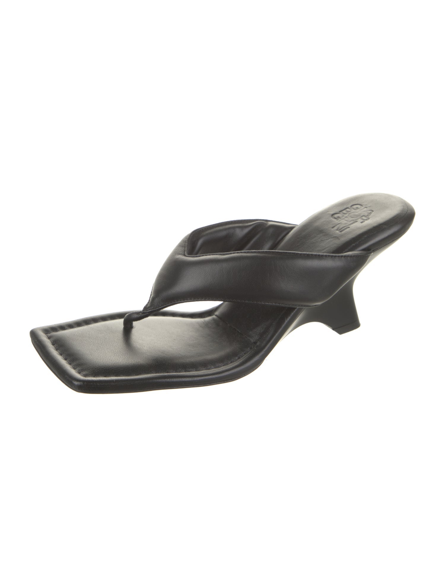 Gia Borghini Leather Slides