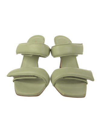 Gia Borghini Leather Slides