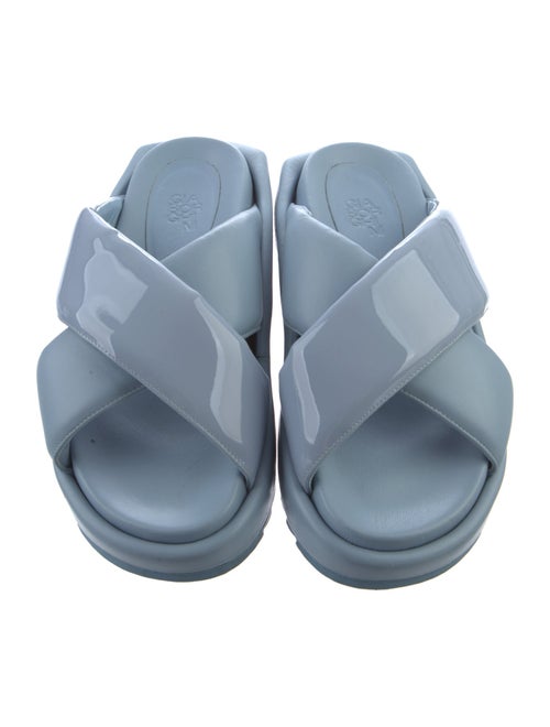Gia Borghini Patent Leather Slides