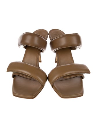 Gia Borghini Leather Slides