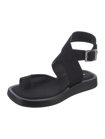 Gia Borghini Canvas Slingback Sandals