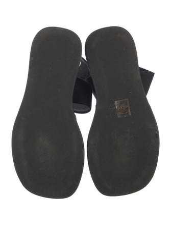 Gia Borghini Canvas Slingback Sandals