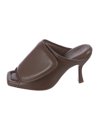 Gia Borghini Leather Slides