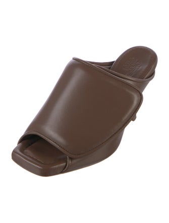 Gia Borghini Leather Slides