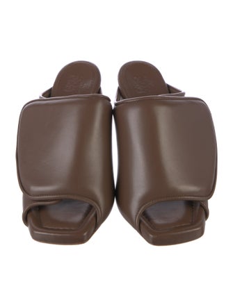 Gia Borghini Leather Slides