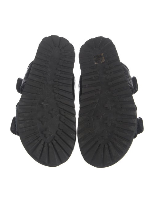 Gia Borghini Embossed Leather Slides