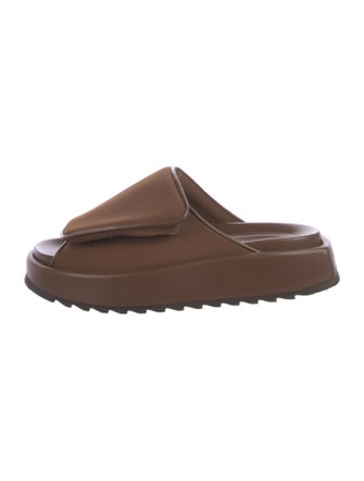 Gia Borghini Leather Slides