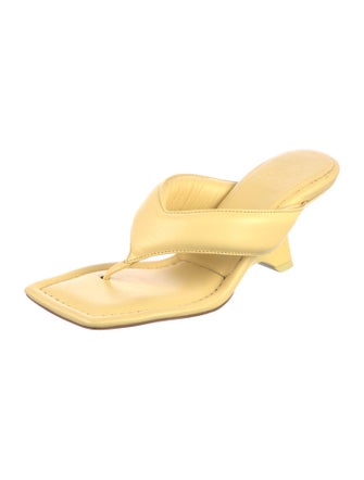 Gia Borghini Leather Slides