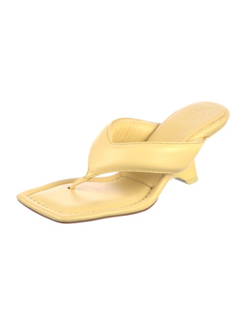 Gia Borghini Leather Slides