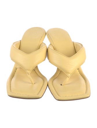 Gia Borghini Leather Slides