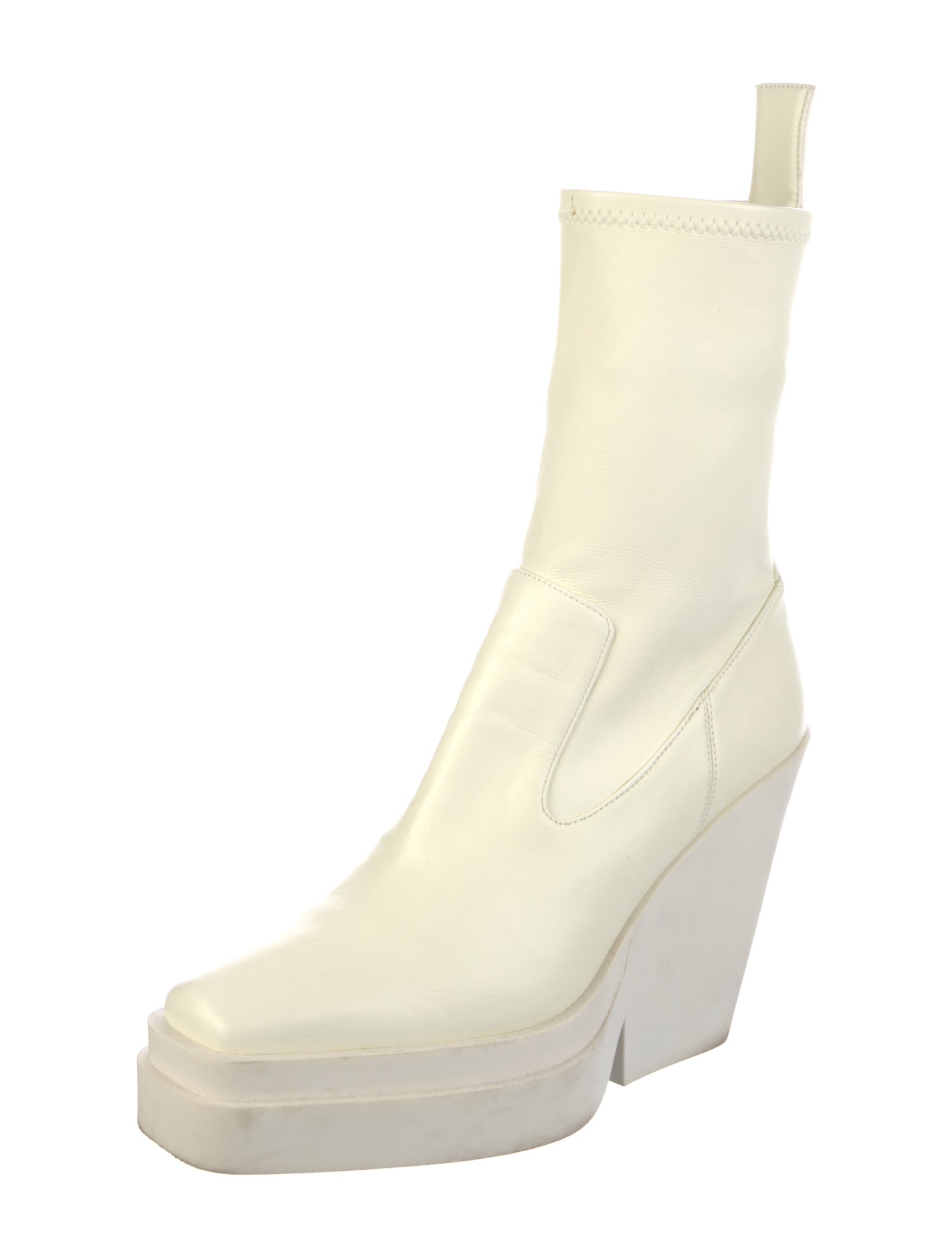 Gia Borghini Leather Sock Boots