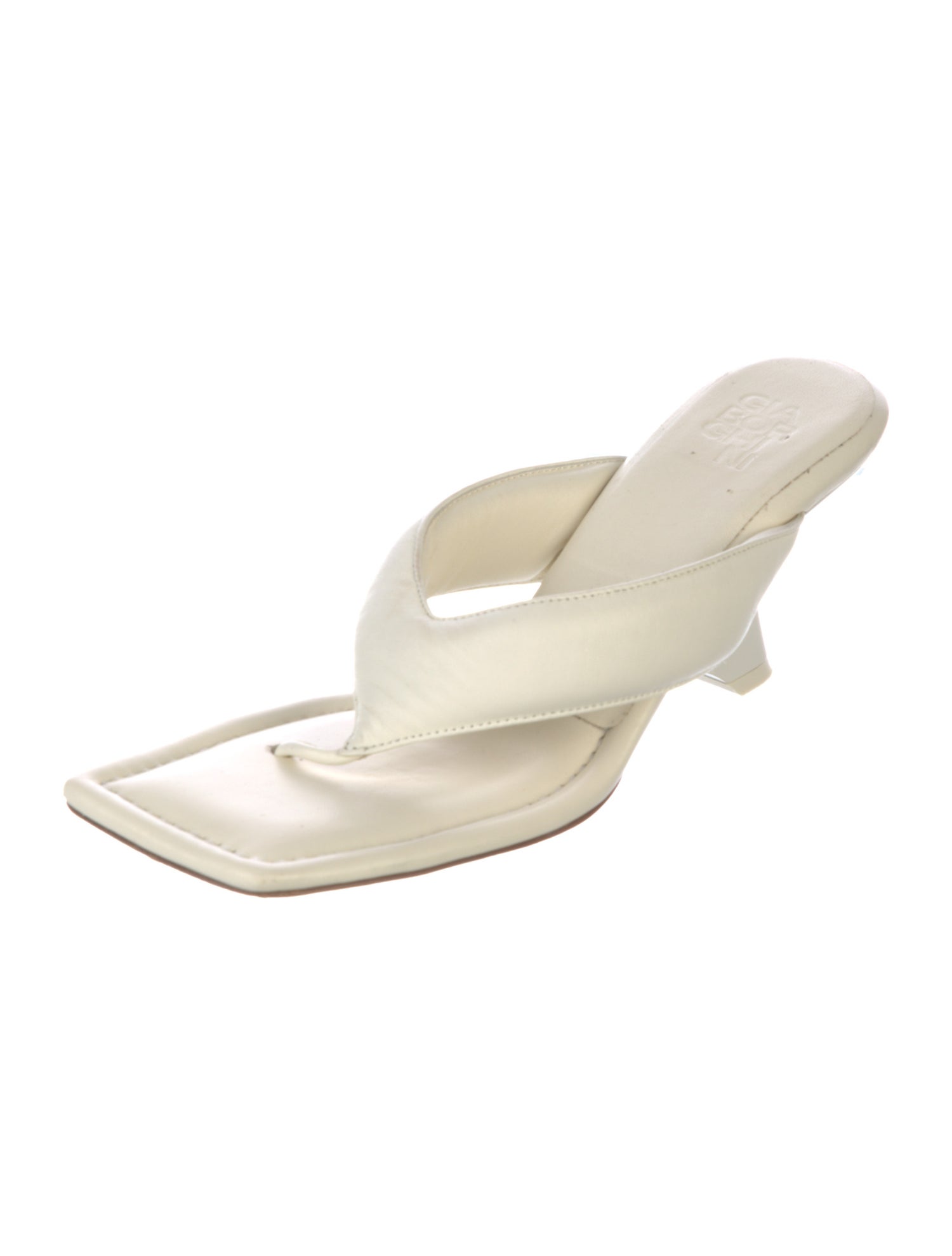 Gia Borghini Leather Slides