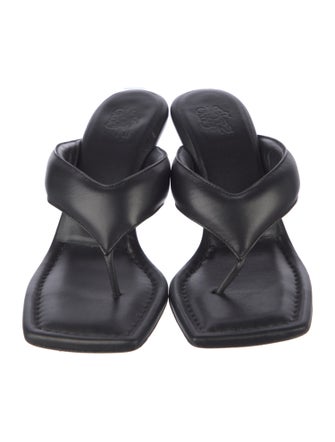 Gia Borghini Leather Flip Flops