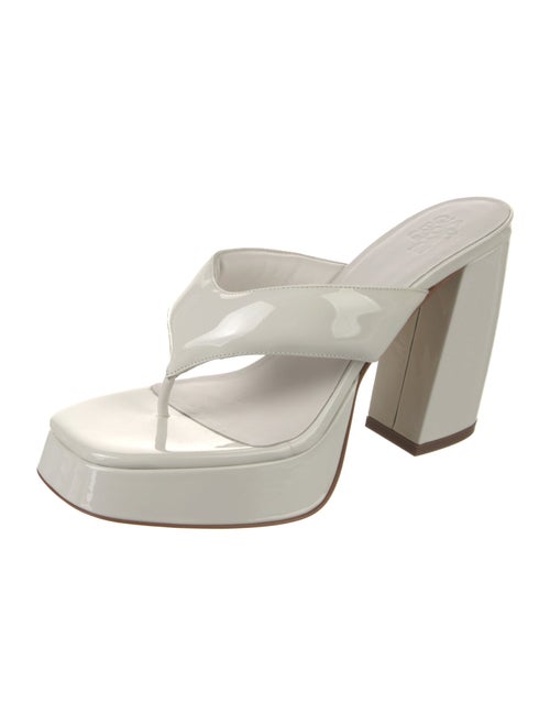 Gia Borghini Patent Leather Slides