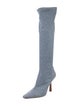 Gia Borghini Denim Sock Boots