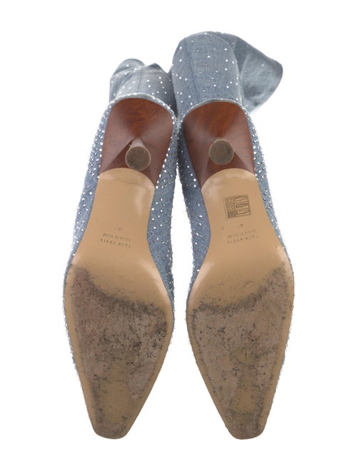 Gia Borghini Denim Sock Boots