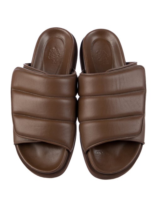 Gia Borghini Leather Slides