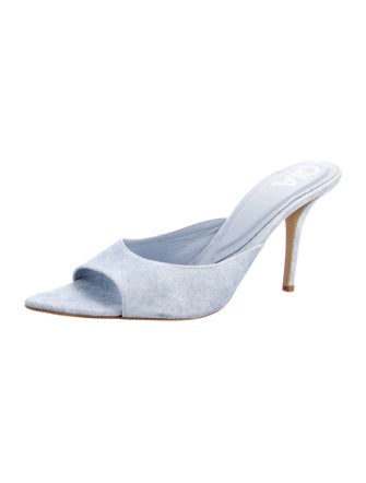 Gia Borghini Denim Slides