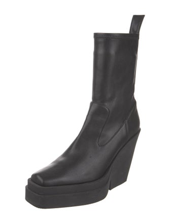Gia Borghini Leather Sock Boots