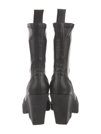 Gia Borghini Leather Sock Boots