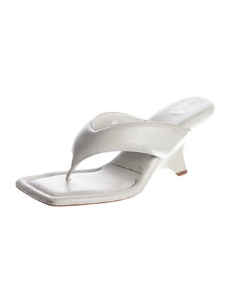 Gia Borghini Leather Slides