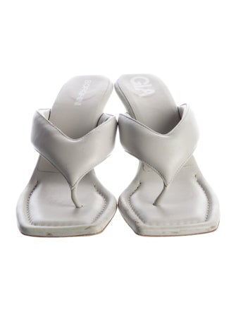 Gia Borghini Leather Slides