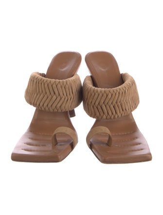 Gia Borghini Suede Slides